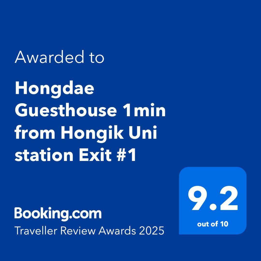 Hongdae Guesthouse 1Min From Hongik Uni Station Exit #1 Seúl Exterior foto